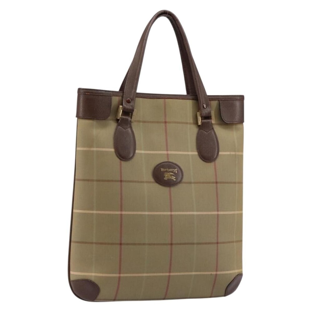 Burberry Nova Check Tote canvas check pattern Small